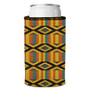Stubbyz Ghana Kente Pattern Stubby Cooler 2-Pack