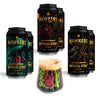 Hawkers Beer Trio of Barrels Imperial Stout Set (2023) - Mixed Pack with Glass